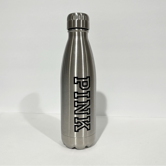 NWOT PINK Stainless Steel Water Bottle - Picture 1 of 9